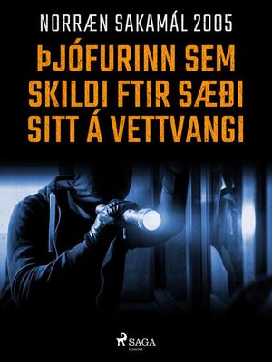 cover image of Þjófurinn sem skildi eftir sæði sitt á vettvangi